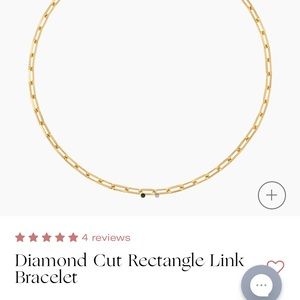 Diamond cut cuban link bracelet